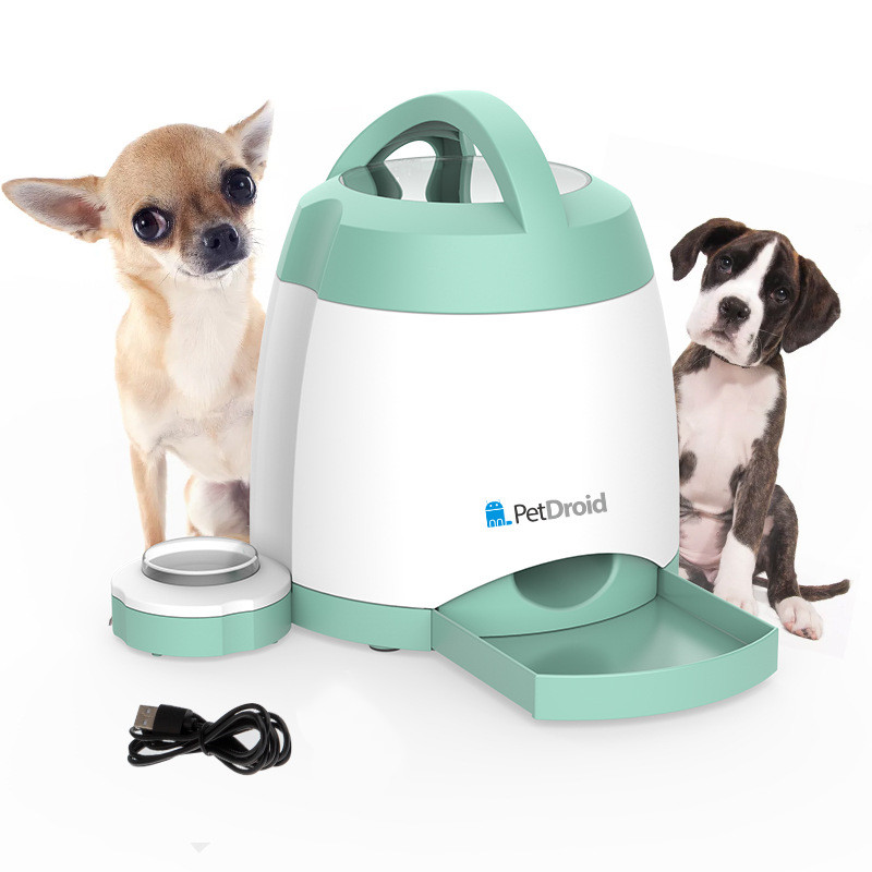 Button Push Dog Feeder