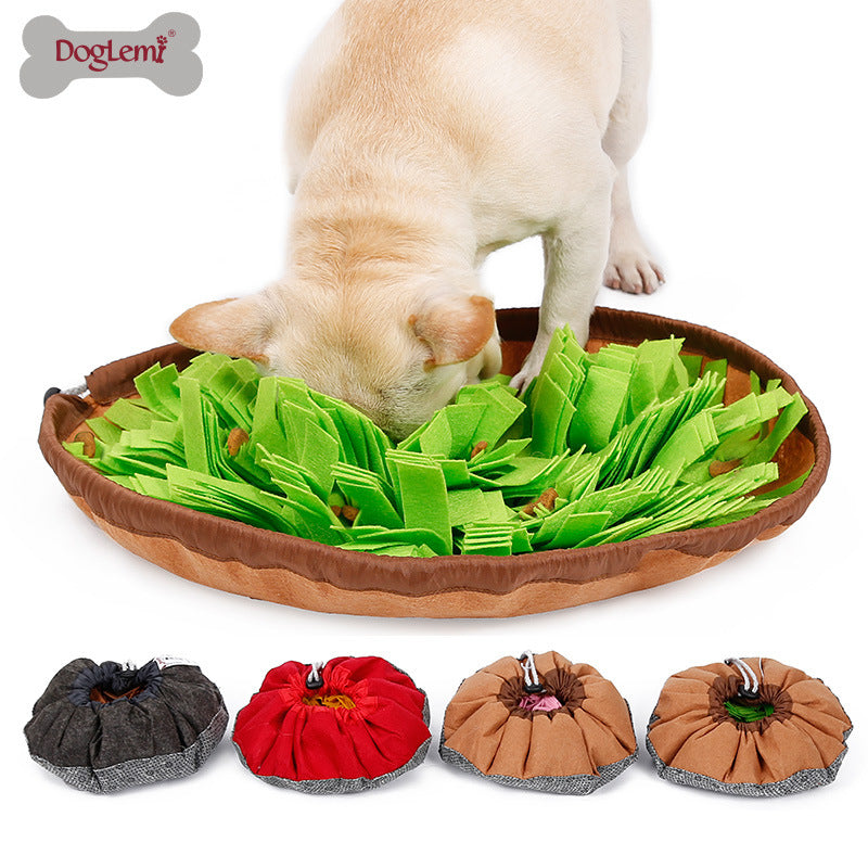 Dog Snuffle Mat and Anti-Choke Dog Bowl