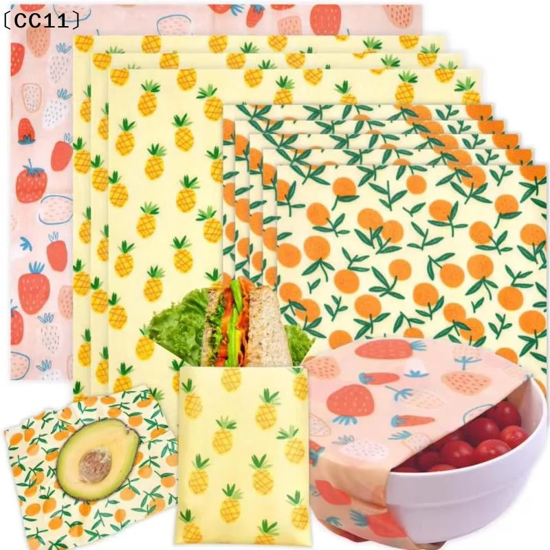 Organic Beeswax Wraps – Reusable, Eco-Friendly Food Storage Covers