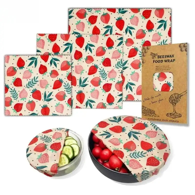 Organic Beeswax Wraps – Reusable, Eco-Friendly Food Storage Covers