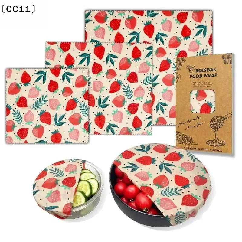 Organic Beeswax Wraps – Reusable, Eco-Friendly Food Storage Covers