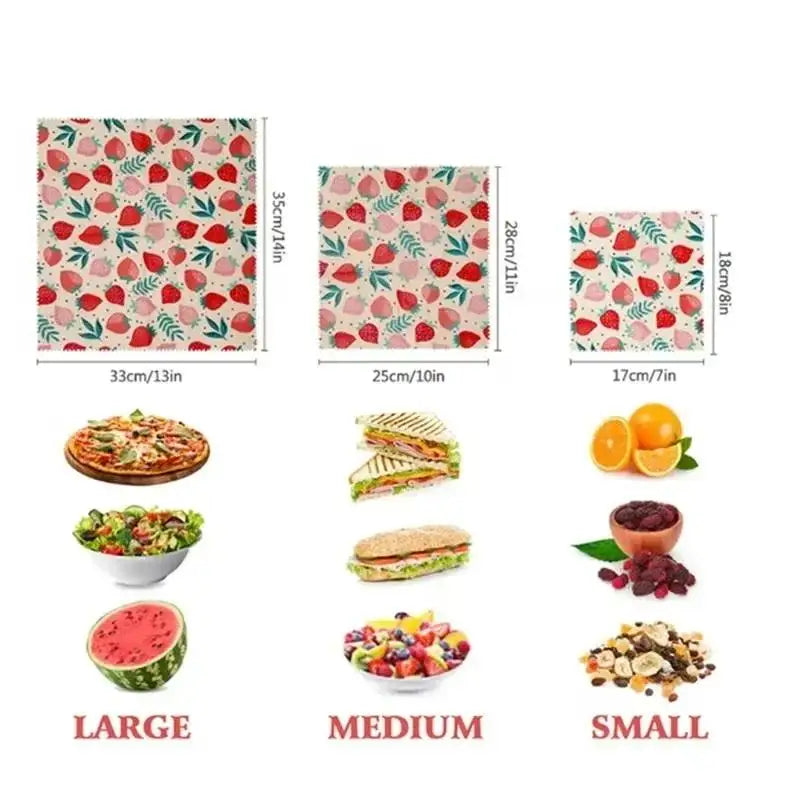 Organic Beeswax Wraps – Reusable, Eco-Friendly Food Storage Covers
