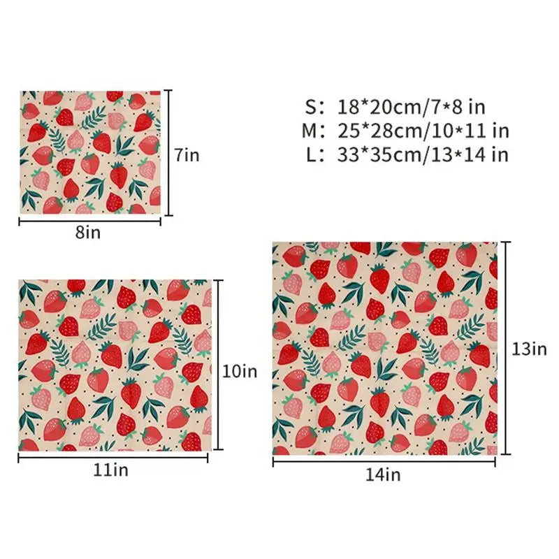 Organic Beeswax Wraps – Reusable, Eco-Friendly Food Storage Covers