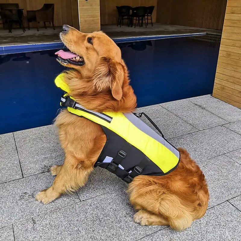 Reflective Nylon Life Jacket for Pets