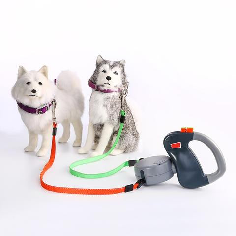 Twin Control Retractable Pet Leash